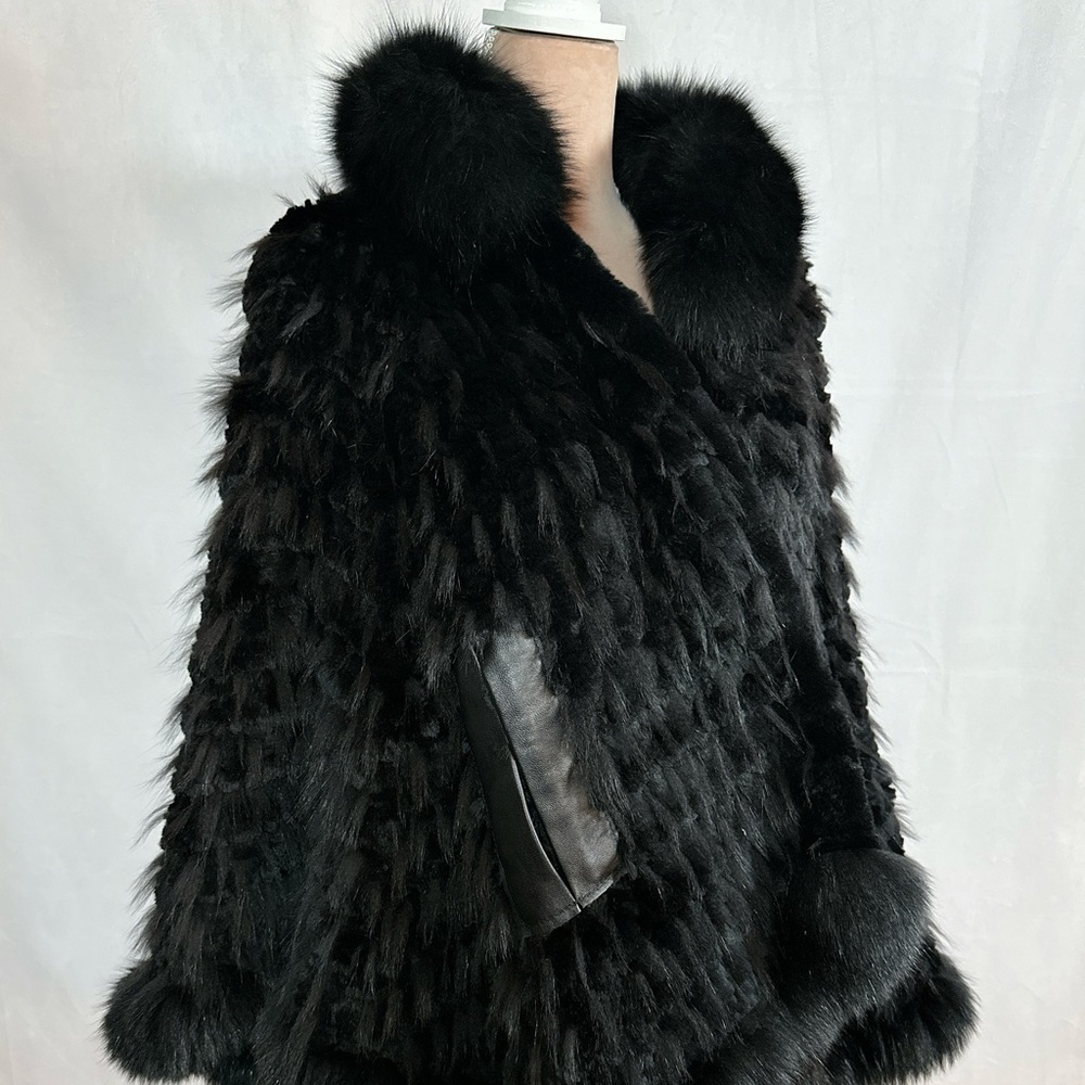 Luxurious Black Fur Jacket